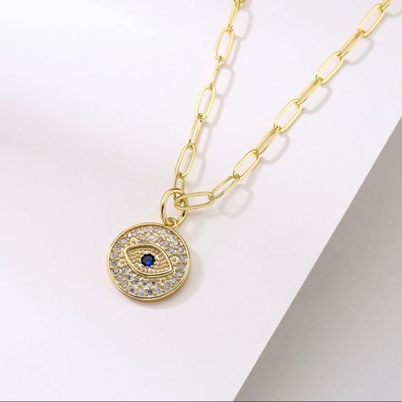 Evil Eye Necklace - Picture 2 of 3